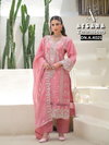 Zehnaseeb By Afsana Organza Embroidery Readymade Suit Exporters In India